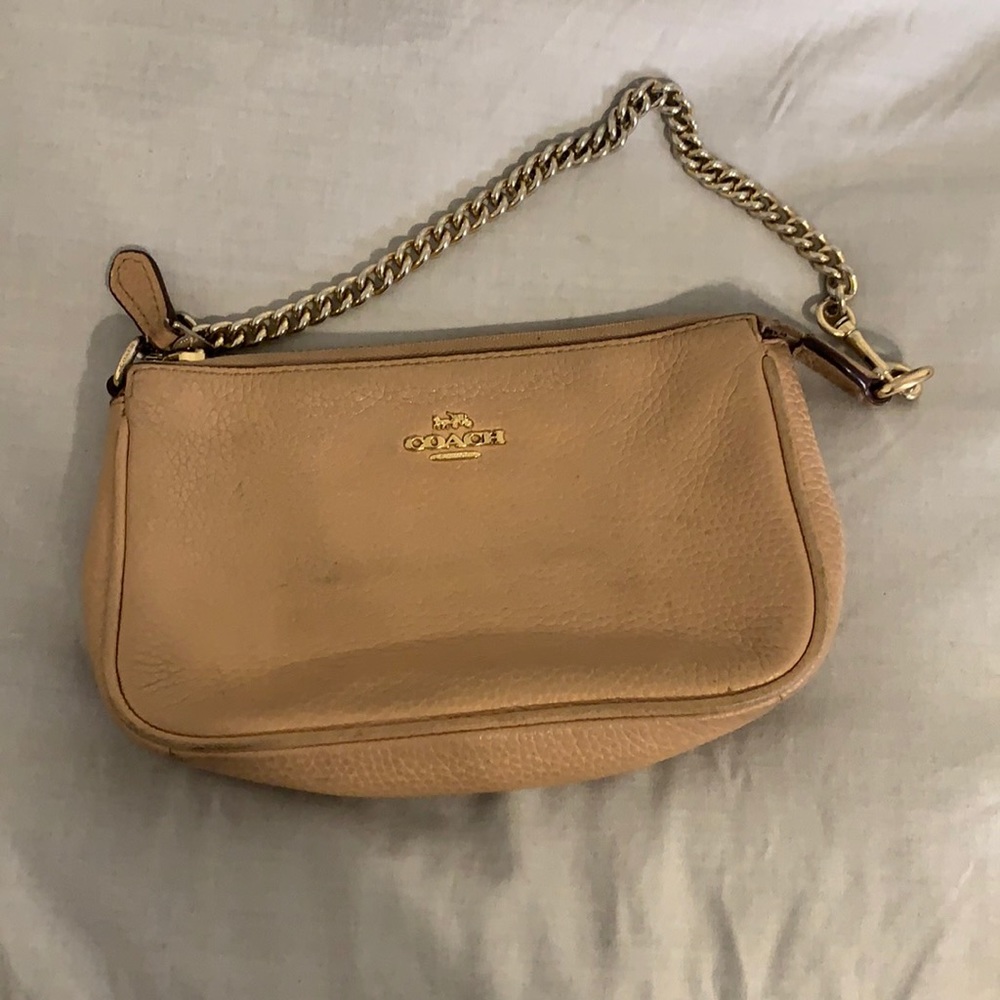 Leather coach bag
